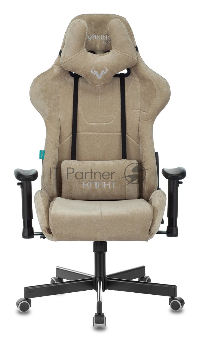Кресло Бюрократ VIKING KNIGHT LT21 FABRIC песочный, ткань, 120 кг, механизм качания