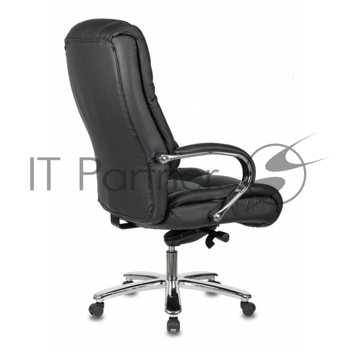 Кресло Бюрократ T-9925SL/BLACK черный, кожа