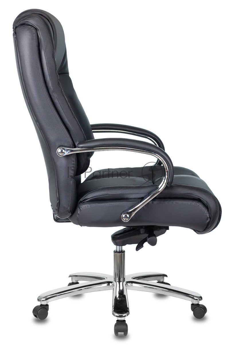 Кресло Бюрократ T-9925SL/BLACK черный, кожа