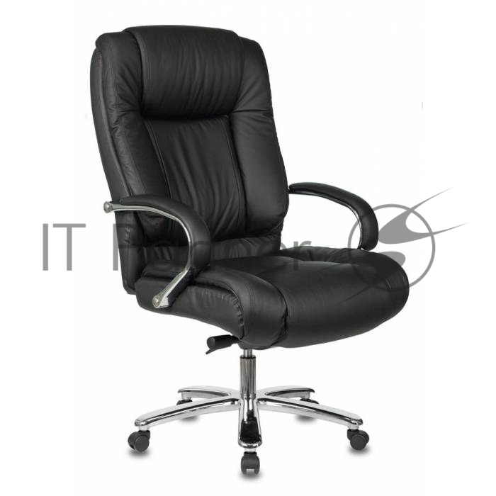 Кресло Бюрократ T-9925SL/BLACK черный, кожа