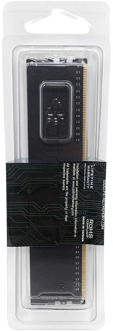 Оперативная память Patriot Signature, DDR4, 16GB (1x16 GB), 3200 MHz, CL22, DIMM