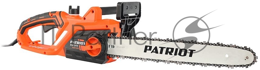 Пила цепная электрическая Patriot ESP 2418, 2400Вт, 18'/45 см, 3/8, 1,3мм 62 зв, плавный пуск, бесключевая натяжка цепи, термозащита