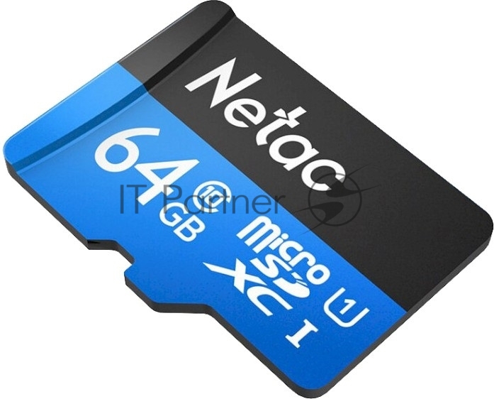 Флеш карта microSDHC 64Gb Netac P500 NT02P500STN-064G-S (без SD адаптера) 80Mb/s