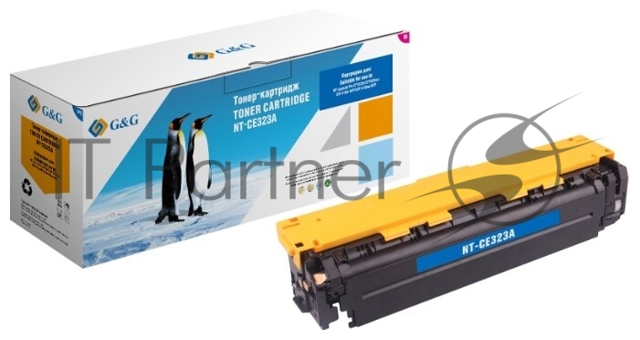 Картридж лазерный G&G NT-CE323A пурпурный (1300стр.) для HP LJ Pro CP1525n/CP1525nw/CM1415fn MFP/CM1415fnw MFP