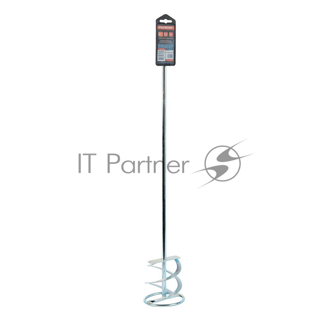 Миксер насадка PATRIOT MP482 для строительных смесей, оцинкованный, 100x600 мм хвостовик SDS Plus.