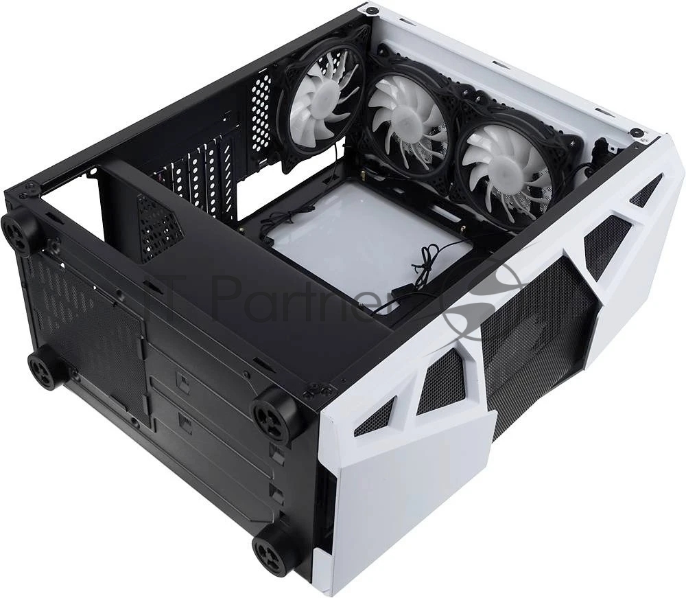 Компьютерный корпус AeroCool/Formula CL-3303W RGb белый без БП ATX 6x120мм 2xUSB 2.0 1xUSB 3.0 audio bott PSU
