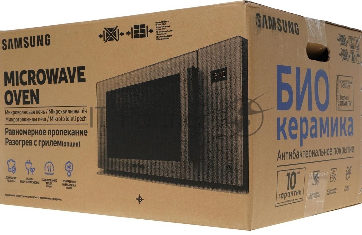 Микроволновая печь Samsung MS23T5018AK/BW, 23л, 800Вт