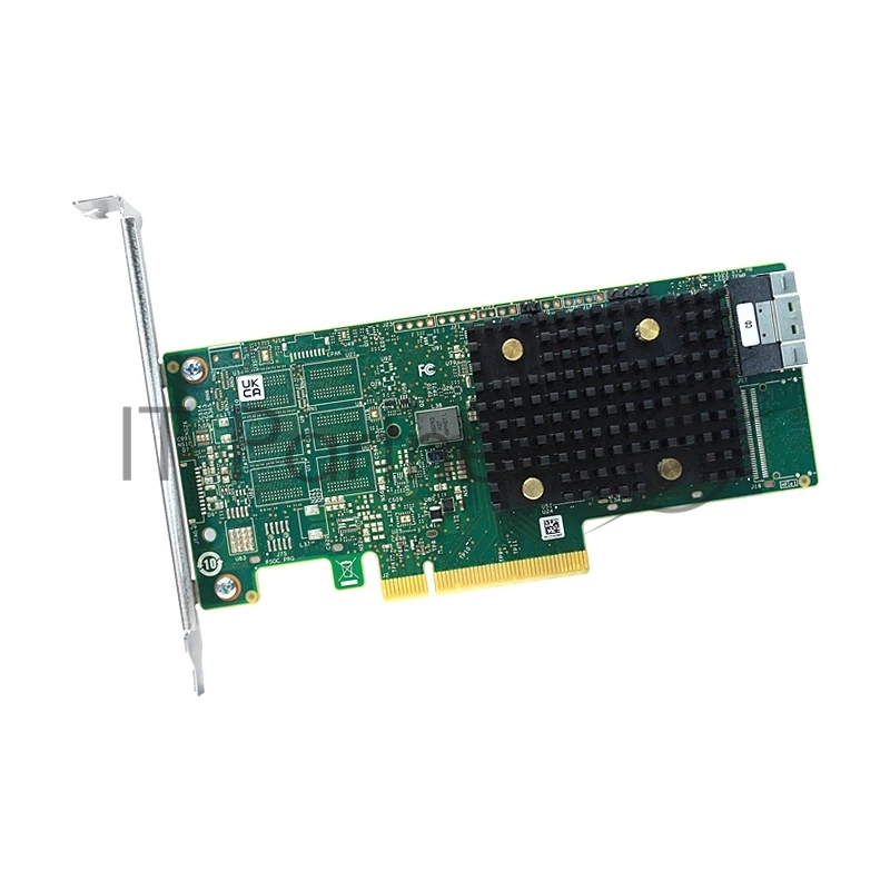 Адаптер SAS 9500-8i SGL (05-50077-03) PCIe v4 x8 LP, Tri-Mode SAS/SATA/NVMe 12G HBA, 8port(2*int SFF8654), 3808 IOC