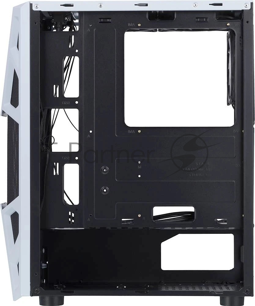 Компьютерный корпус AeroCool/Formula CL-3303W RGb белый без БП ATX 6x120мм 2xUSB 2.0 1xUSB 3.0 audio bott PSU