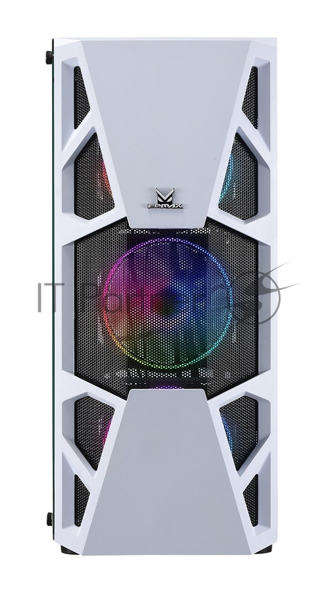 Компьютерный корпус AeroCool/Formula CL-3303W RGb белый без БП ATX 6x120мм 2xUSB 2.0 1xUSB 3.0 audio bott PSU