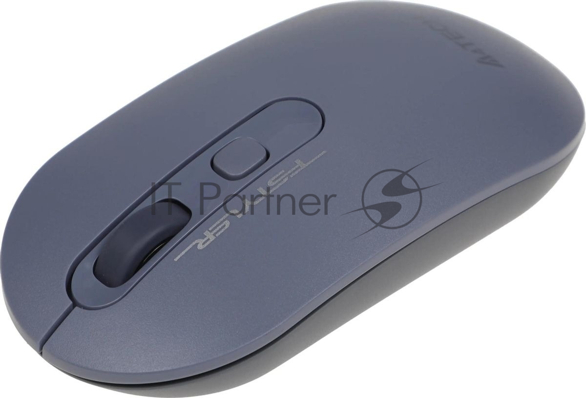 Мышь беспроводная A4Tech Fstyler FG20 пепельный/синий, 2000 dpi, радиоканал, USB, кнопки - 4