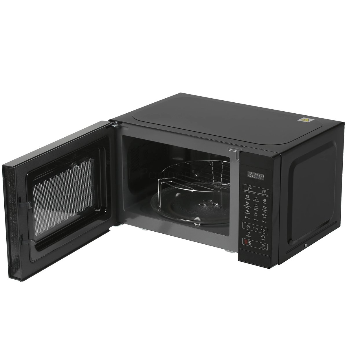 Микроволновая печь Sharp R-6800RK черный, 20 л, 800 Вт, переключатели - сенсор