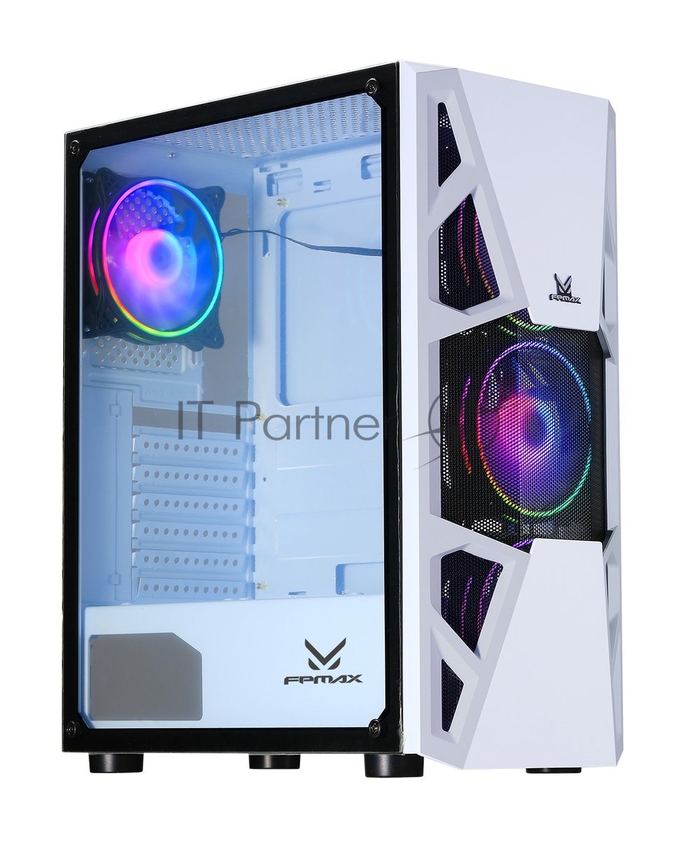 Компьютерный корпус AeroCool/Formula CL-3303W RGb белый без БП ATX 6x120мм 2xUSB 2.0 1xUSB 3.0 audio bott PSU