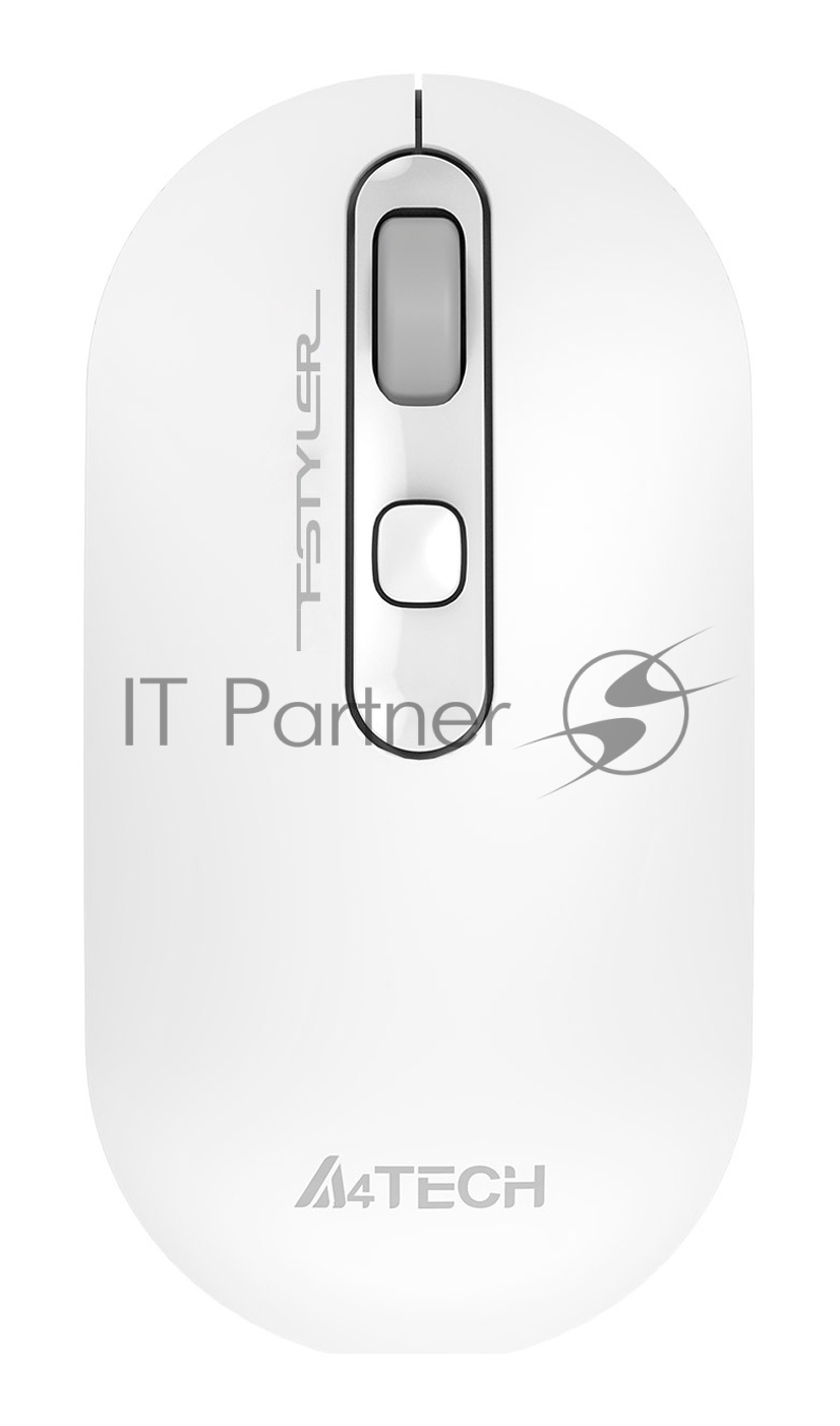 Мышь беспроводная A4Tech Fstyler FG20 белый, 2000 dpi, радиоканал, USB, кнопки - 4