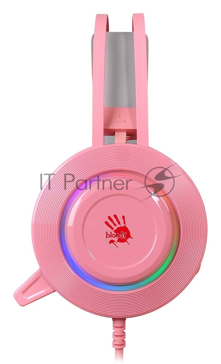 Гарнитура Bloody G521 розовый, проводная