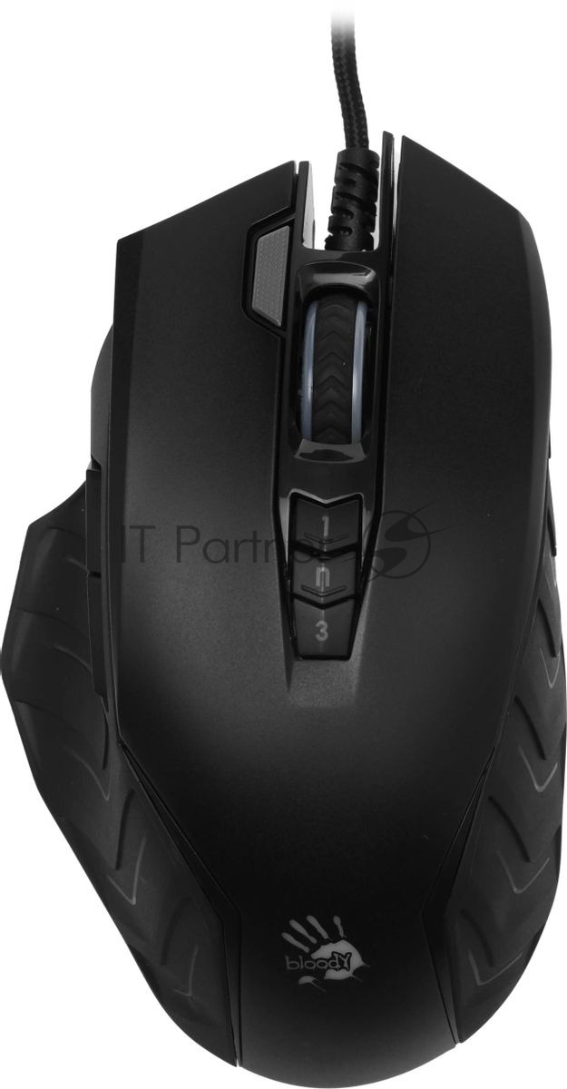 Мышь проводная A4Tech Bloody J95s черный, 8000 dpi, USB, кнопки - 9