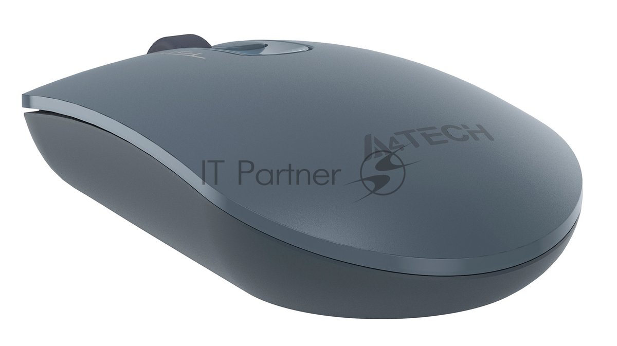 Мышь беспроводная A4Tech Fstyler FG20 пепельный/синий, 2000 dpi, радиоканал, USB, кнопки - 4