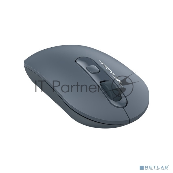 Мышь беспроводная A4Tech Fstyler FG20 пепельный/синий, 2000 dpi, радиоканал, USB, кнопки - 4
