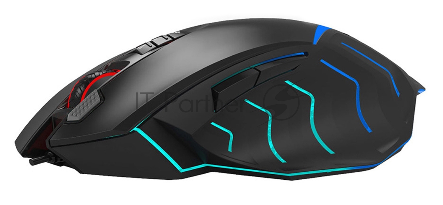 Мышь проводная A4Tech Bloody J95s черный, 8000 dpi, USB, кнопки - 9