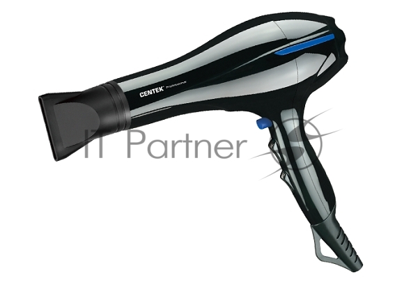 Фен Centek CT-2227 Professional черный, 2200 Вт