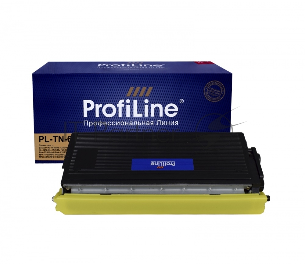 Картридж ProfiLine PL-TN-6300 для принтеров Brother HL-1030/HL-1230/HL-1240/HL-1250/HL-1270/HL-1430/HL-1440/HL-1450/HL-1470/HL-P2500/FAX-4750/FAX-5750/FAX-8350/FAX-8360/FAX-8750/IntelliFAX-4100/IntelliFAX-4750/IntelliFAX-5750/MFC-8350/MFC-8750/MFC-9600/MFC-9650/MFC-9660/MFC-9750/MFC-9760/MFC-9850/MFC-9860/MFC-9870/MFC-9880 3000 копий