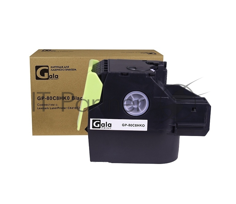 Картридж лазерный GalaPrint GP-80C8HK0 черный (4000 стр) для Lexmark LaserPrinter CX410/CX510