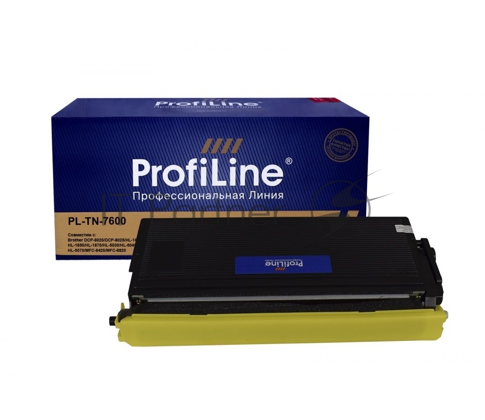 Картридж ProfiLine PL-TN-7600 для принтеров Brother DCP-8020/DCP-8025/HL-1650/HL-1670/HL-1850/HL-1870/HL-5030/HL-5040/HL-5050/HL-5070/MFC-8420/MFC-8820 6500 копий