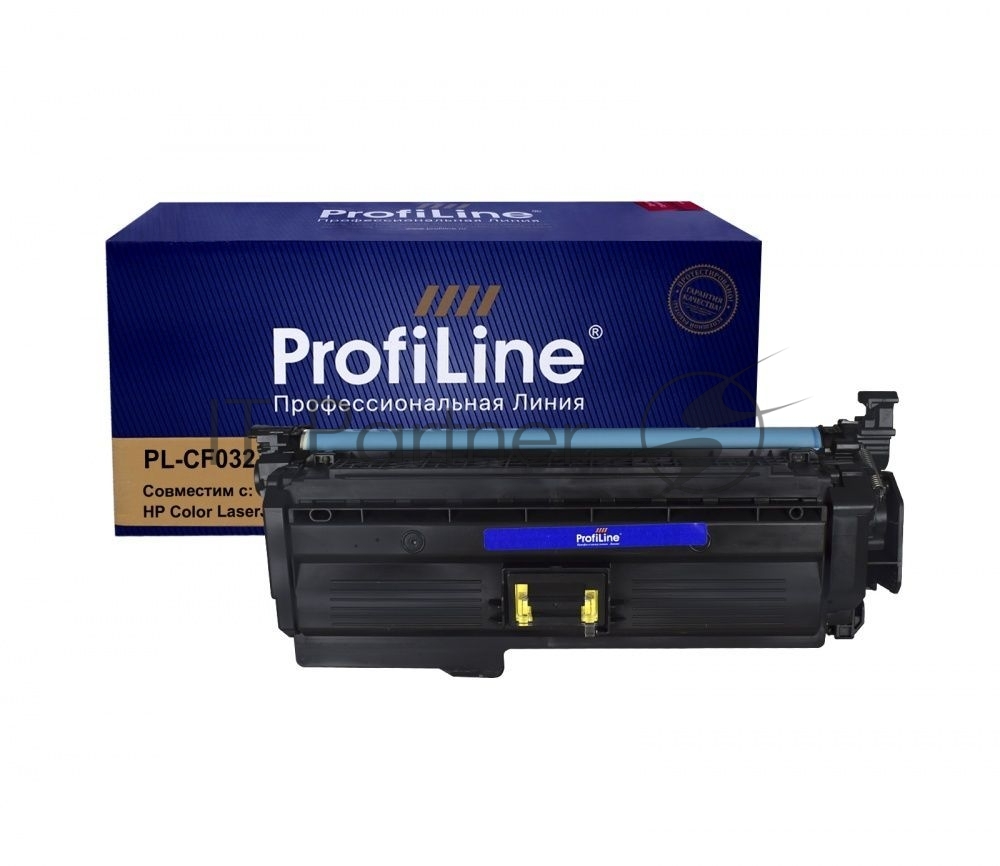 Картридж лазерный ProfiLine PL-CF032A (№646A) для принтеров HP Color LaserJet CM4540 Yellow 12500 копий