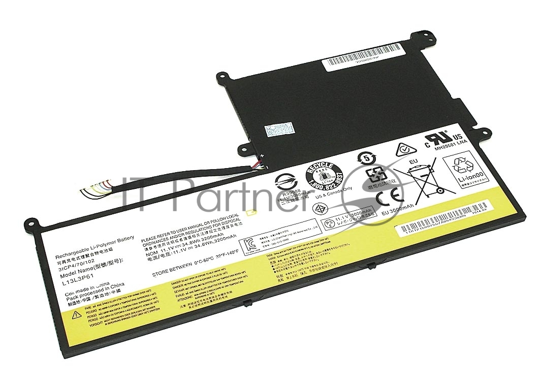 Аккумулятор для Lenovo Chromebook n20,3200mAh, 11.1V, Lenovo, 3200, 11.1V