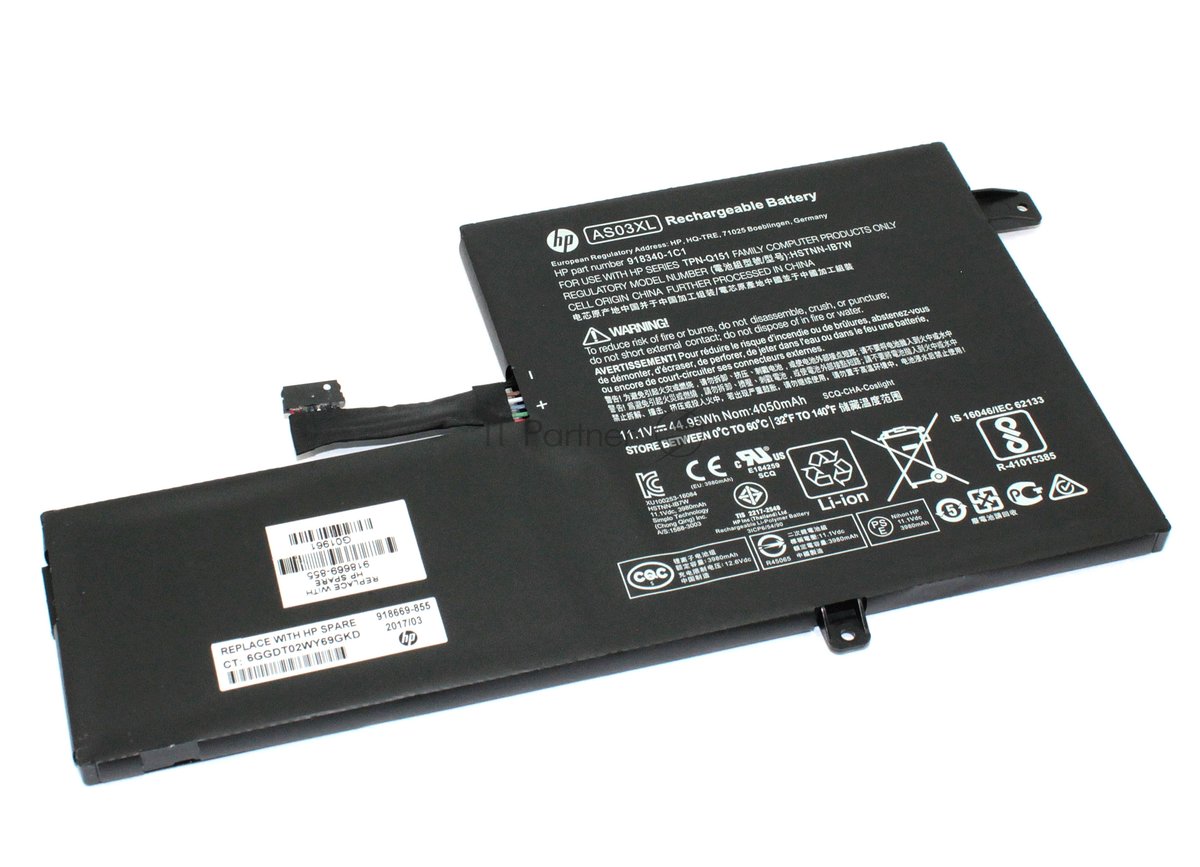 Аккумуляторная батарея для ноутбука HP Chromebook 11 G511.1V 44.95Wh