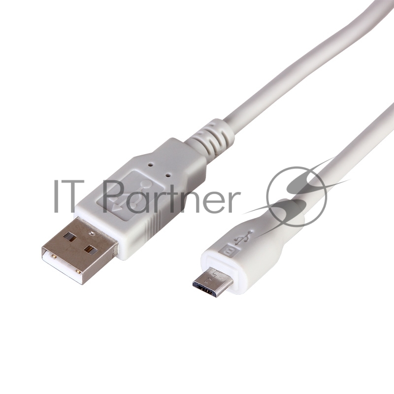 Кабель Rexant micro USB (male) штекер - USB-A (male) штекер, 1,8 м, белый (PE пакет)