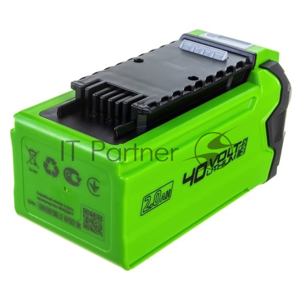 Аккумулятор GreenWorks G40B2 40V, 2 А.ч(2926907)