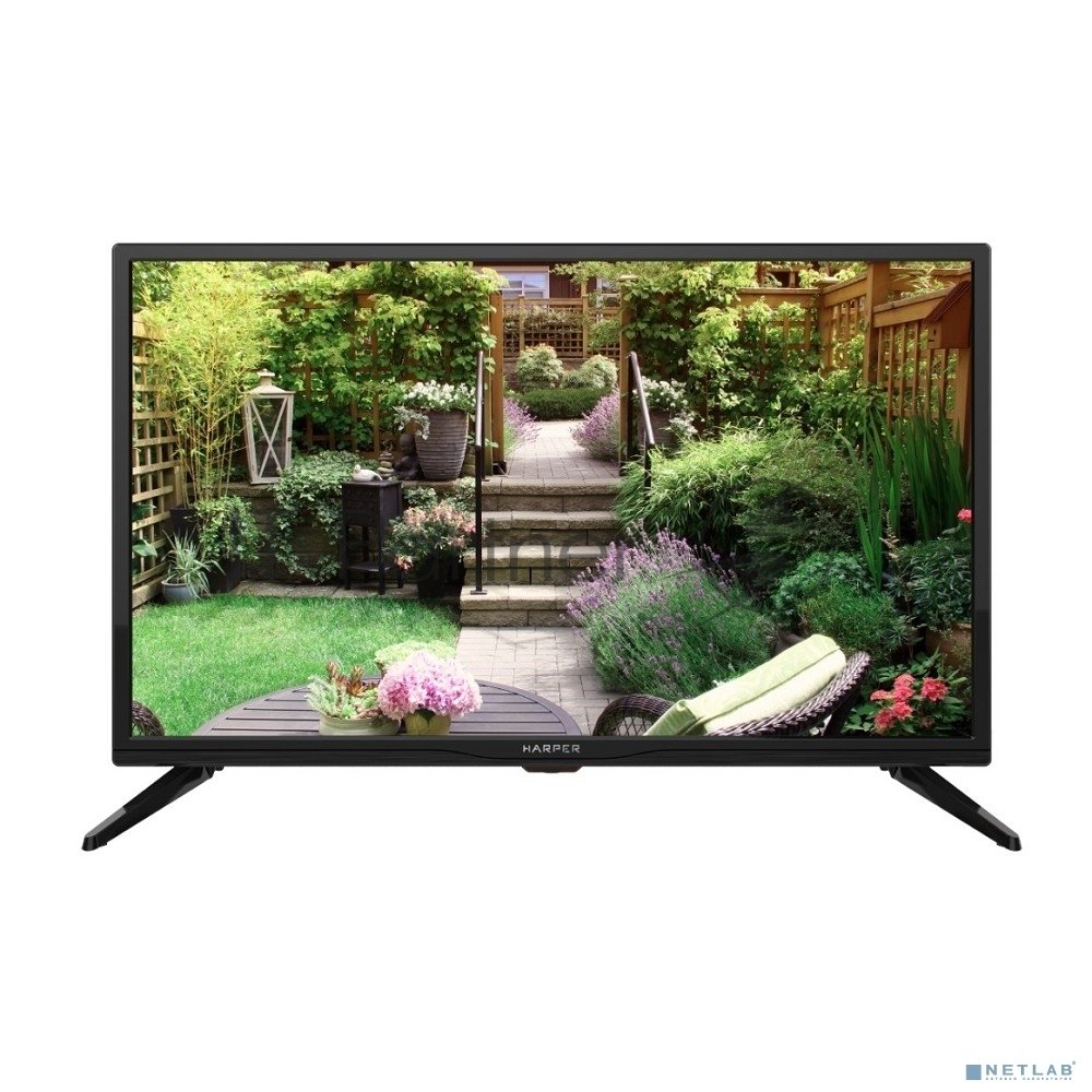 Телевизор Harper 24" 24R490T черный LED HD Ready 60Hz