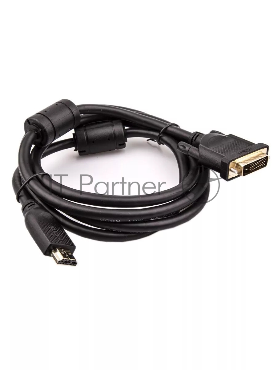 Кабель VCOM CG484GD-1.8M, HDMI M-DVI-D M, 1.8м