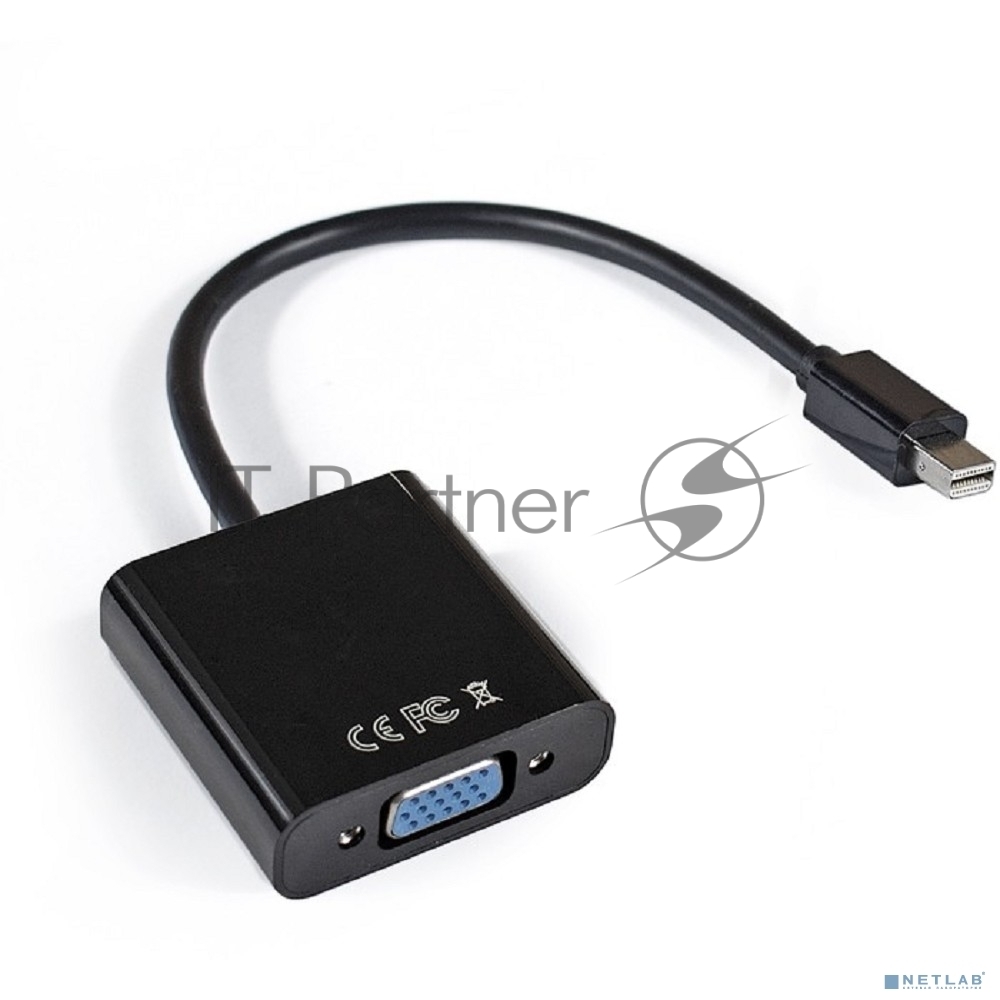 EX284923RUS - Кабель-адаптер miniDisplayPort (M) -> VGA (F) ExeGate EX-mDPM-VGAF-0.15 EX284923RUS, 0.15м