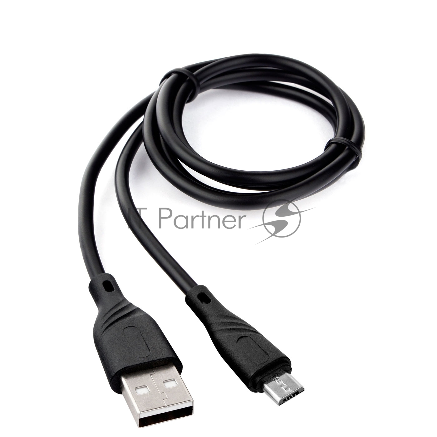 Cablexpert Кабель USB2.0 AM/MicroUSB, 2.4А, медь, Mobile1, 1м, черный, коробка (CCB-mUSB2-AMBMO1-1MB)