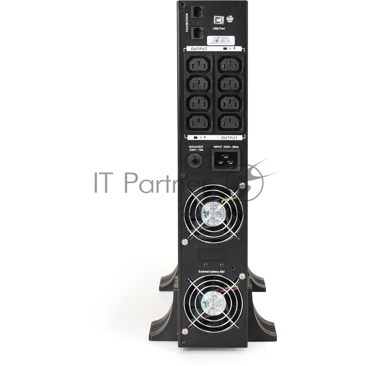 Exegate EP285645RUS ИБП Pure Sine Wave ExeGate SinePower UHB-3000.LCD.AVR.C13.RJ.USB.2U <3000VA/2400W, LCD, AVR, 8*IEC-C13, RJ45/11, USB, Rackmount 2U/Tower, Black>