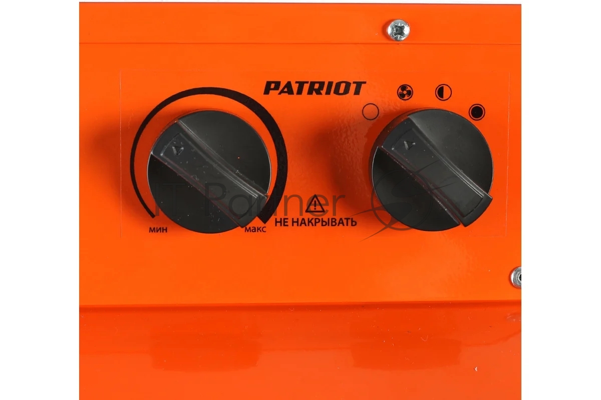 Тепловентилятор PATRIOT PT-R24 [633307285] {Мощн. по ступеням 12.0/24.0 кВт, 380В, клеммная колодка, поток воздуха 2000м3/час, 28кг}