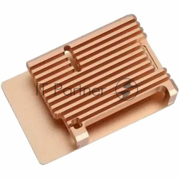 Корпус для одноплатного компьютера ACD Gold Metal Aluminum Case for Raspberry Pi 4B (RA506)