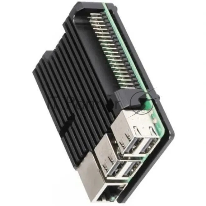 Корпус ACD черный Metal Aluminum Case for Raspberry Pi 3B/3B+