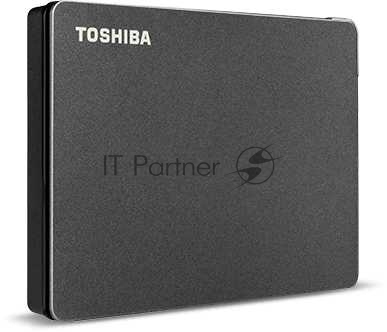 Внешний HDD 2.5" Toshiba Canvio Gaming, 4TB, USB 3.2 Gen 1 Type-A, 5400 rpm, черный