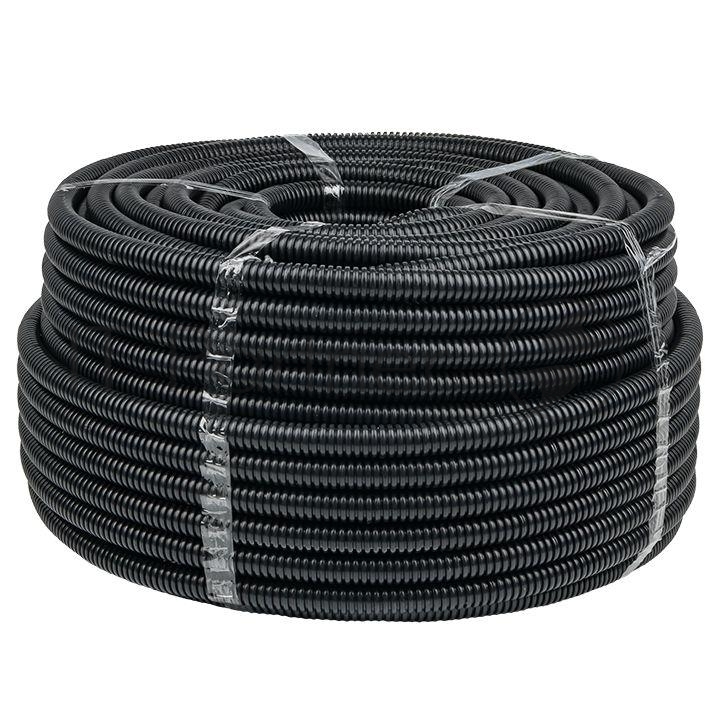 Труба гофр. FRHF с зондом d20 мм (100 м) черная Plast EKF PROxima FRHF-20 EKF