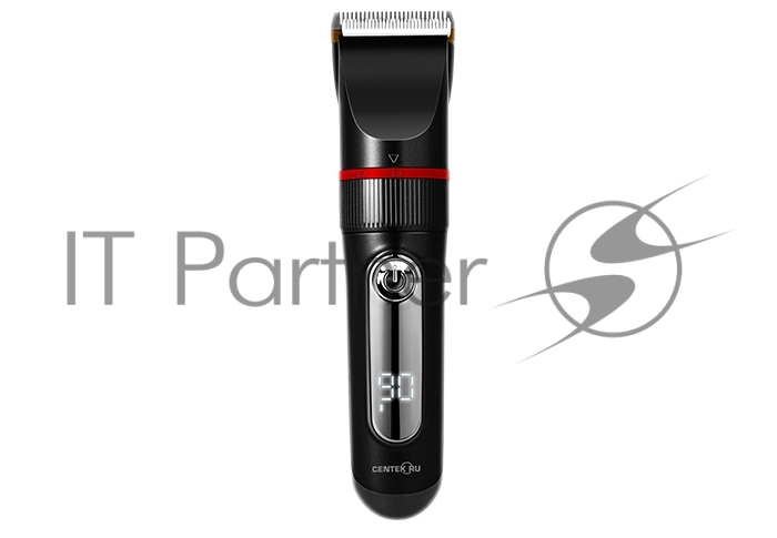 Машинка для стрижки волос Centek CT-2101 черный 3 Вт, LED, Li-Ion1200 до 3 часов, USB зарядка, 6 насадок