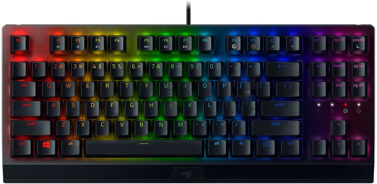 Клавиатура Razer BlackWidow V3 Tenkeyless проводная, USB, чёрный