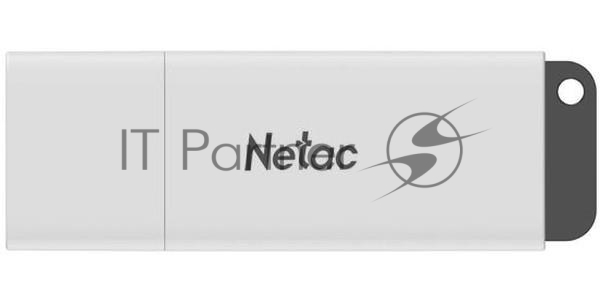 Флешка USB Netac U185 (NT03U185N-064G-20WH), 64Gb, USB 2.0, R/W 25/10, белый/серый