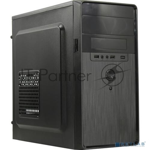 Компьютерный корпус Minitower ExeGate EX286425RUS BA-309-400W-8 (mATX, БП AA400 с вент. 8см, 2хUSB, HD аудио, черный)