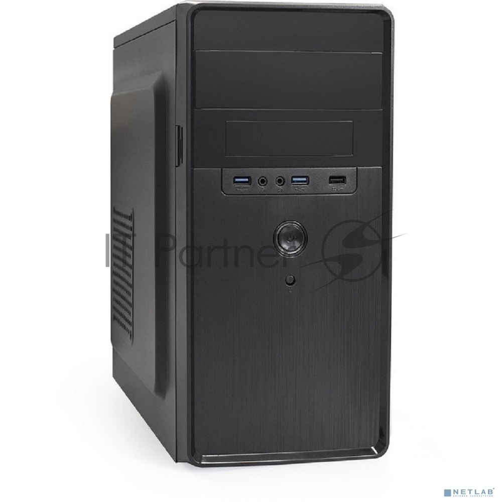 Компьютерный корпус Minitower ExeGate EX286441RUS BA-309U2-500W-8 (mATX, БП AA500 с вент. 8см, 1хUSB+2хUSB 3.0, HD аудио, черный)