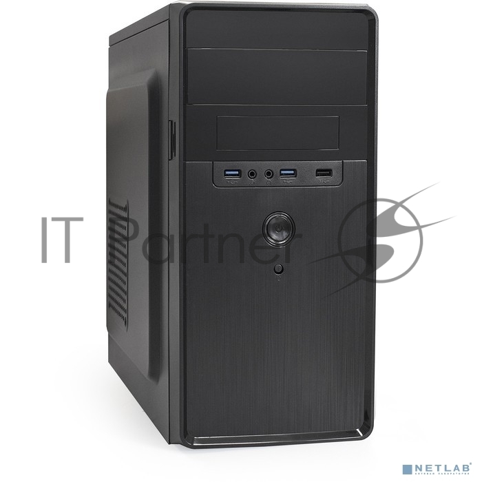 Компьютерный корпус Minitower ExeGate EX286438RUS BA-309U2-350W-8 (mATX, БП AA350 с вент. 8см, 1хUSB+2хUSB 3.0, HD аудио, черный)