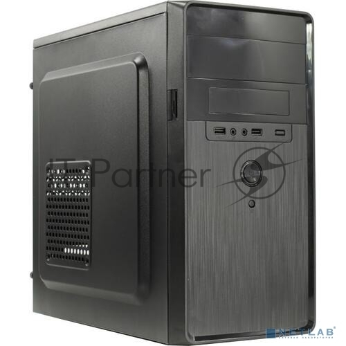 Компьютерный корпус Minitower ExeGate EX286424RUS BA-309-350W-8 (mATX, БП AA350 с вент. 8см, 2хUSB, HD аудио, черный)