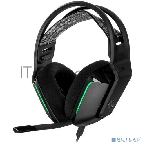 Гарнитура Logitech G733 чёрный, беспроводная, 2.4 ГГц, до 29 ч, LIGHTSYNC RGB